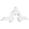Ekena Millwork Ericson Architectural Grade PVC Gable Bracket, 72"W x 24"H x 4"D x 6"F, 8/12 Pitch GBP072X24X0406ERI00 - alternate 1